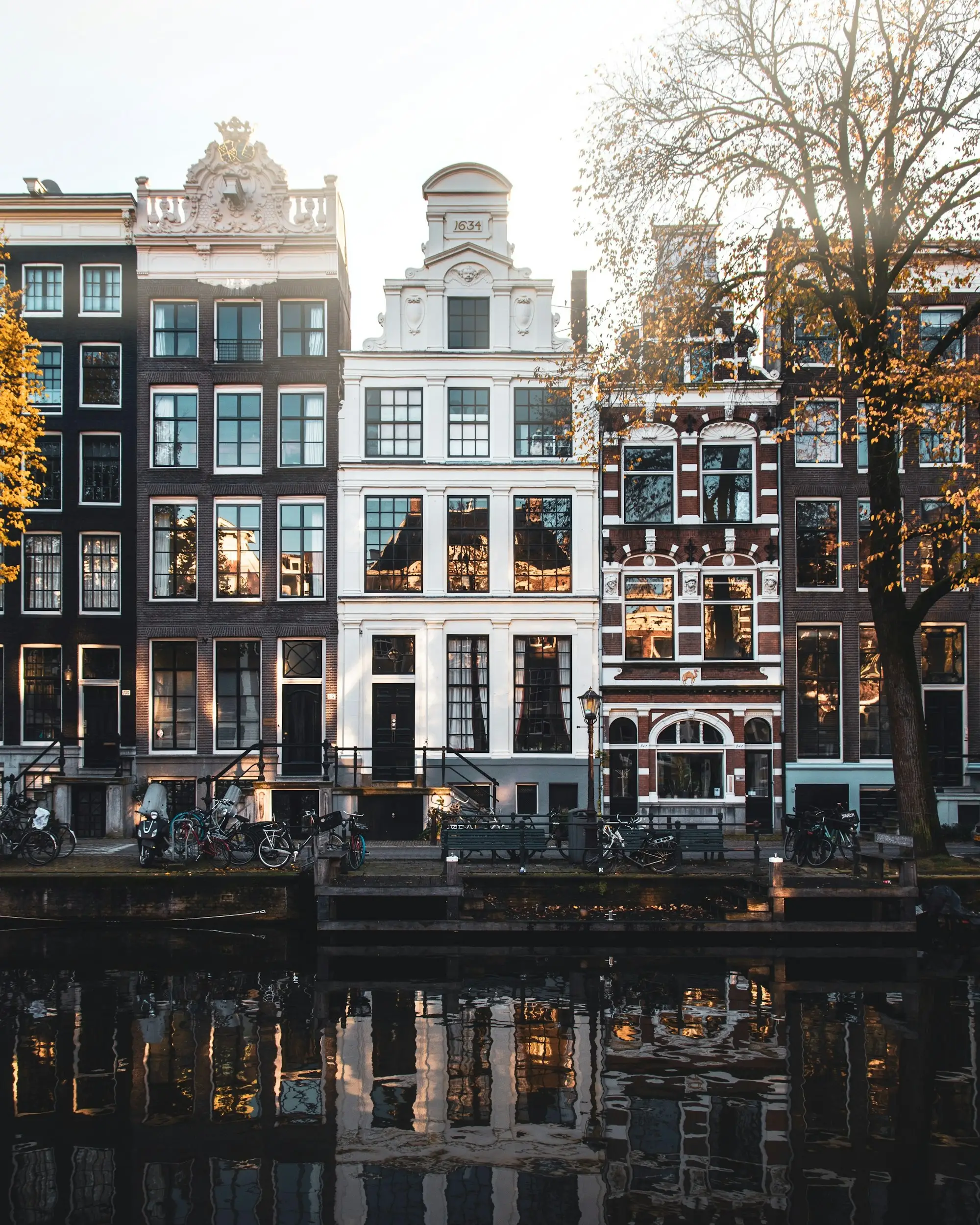 Grachtenpanden in Amsterdam